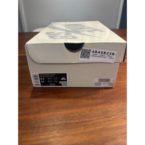 Nike Men's Black & Green SB Dunk Low There Skateboard Sneakers Size 8.5 NWOT - Picture 14 of 14